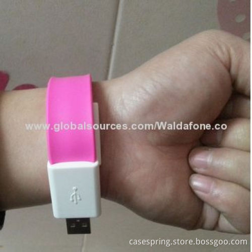 Micro Bracelet USB Cable with 8GB U Flash Drive for Samsung, HTC